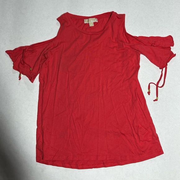 Michael Kors off the shoulder sleeve shirt size medium - Picture 1 of 4